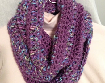 Lavender/Blue cowl