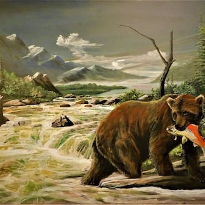 Alaskan Brown Bear Print