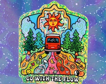 RARE STICKER // Van Magic // Vinyl 4" - Rainbow, Trippy, Oracle