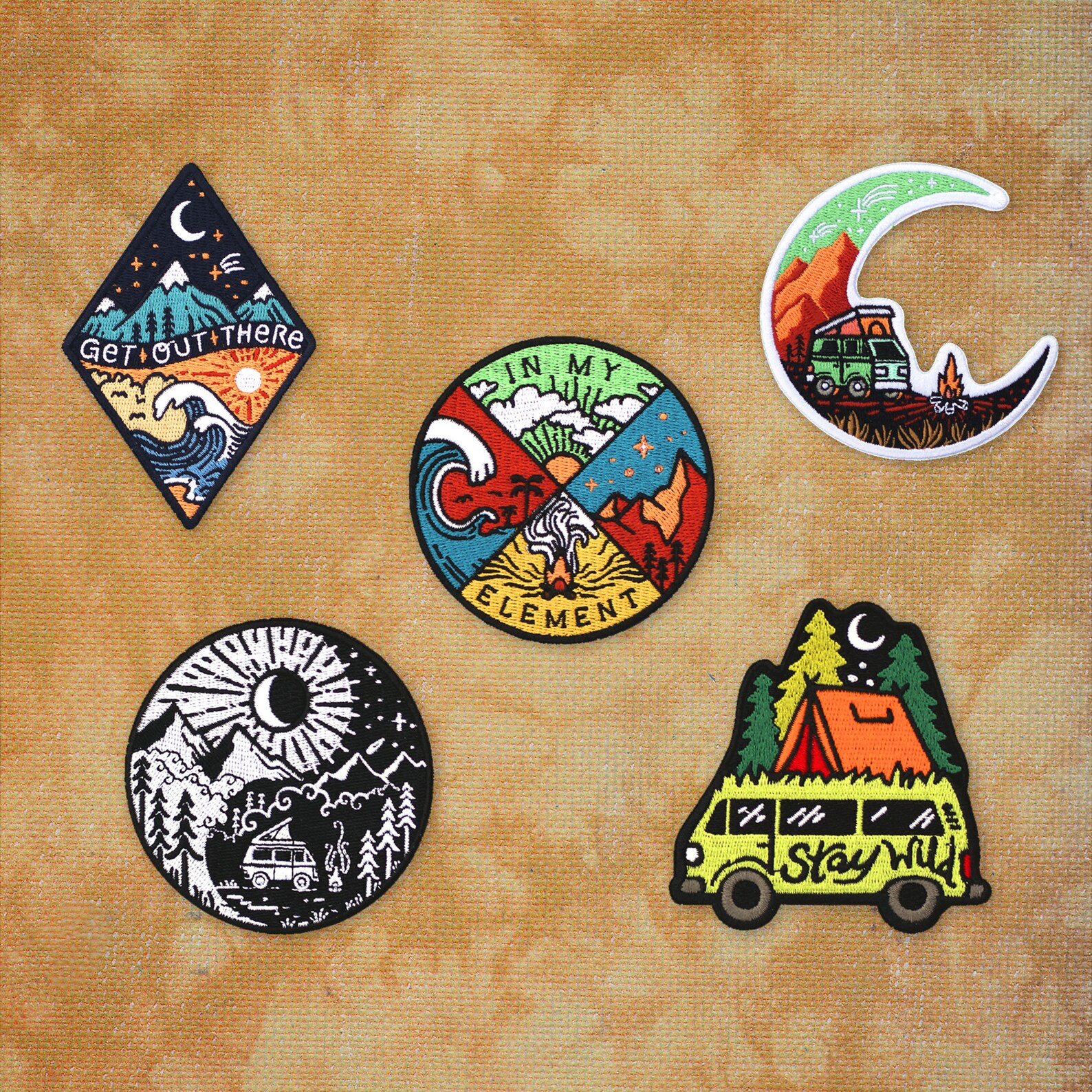 10 NATURE PATCHES Iron On Patches 3.5 // Nature Etsy