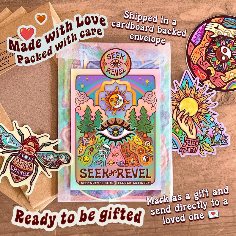 DESERT VAN // Weatherproof Outdoor & Vanlife Sticker // Vinyl 3" - Nature, Kombi and Wasteland image 5