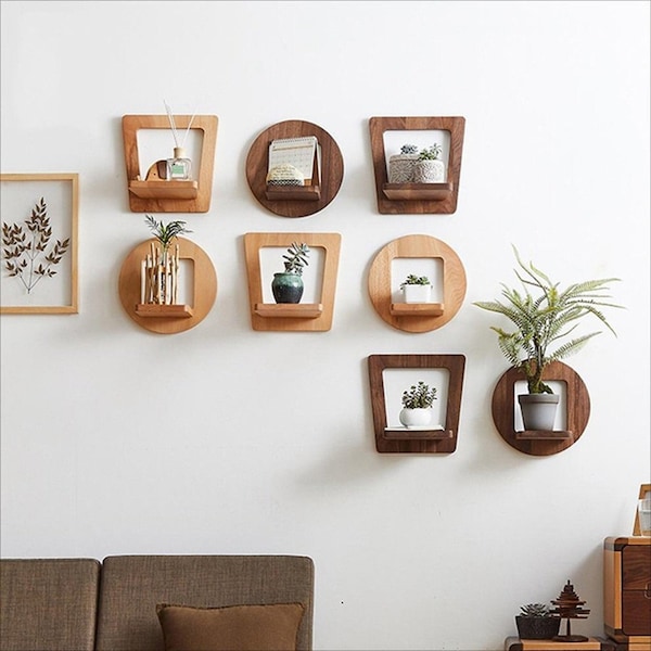 Plant Wall Shelf Etsy