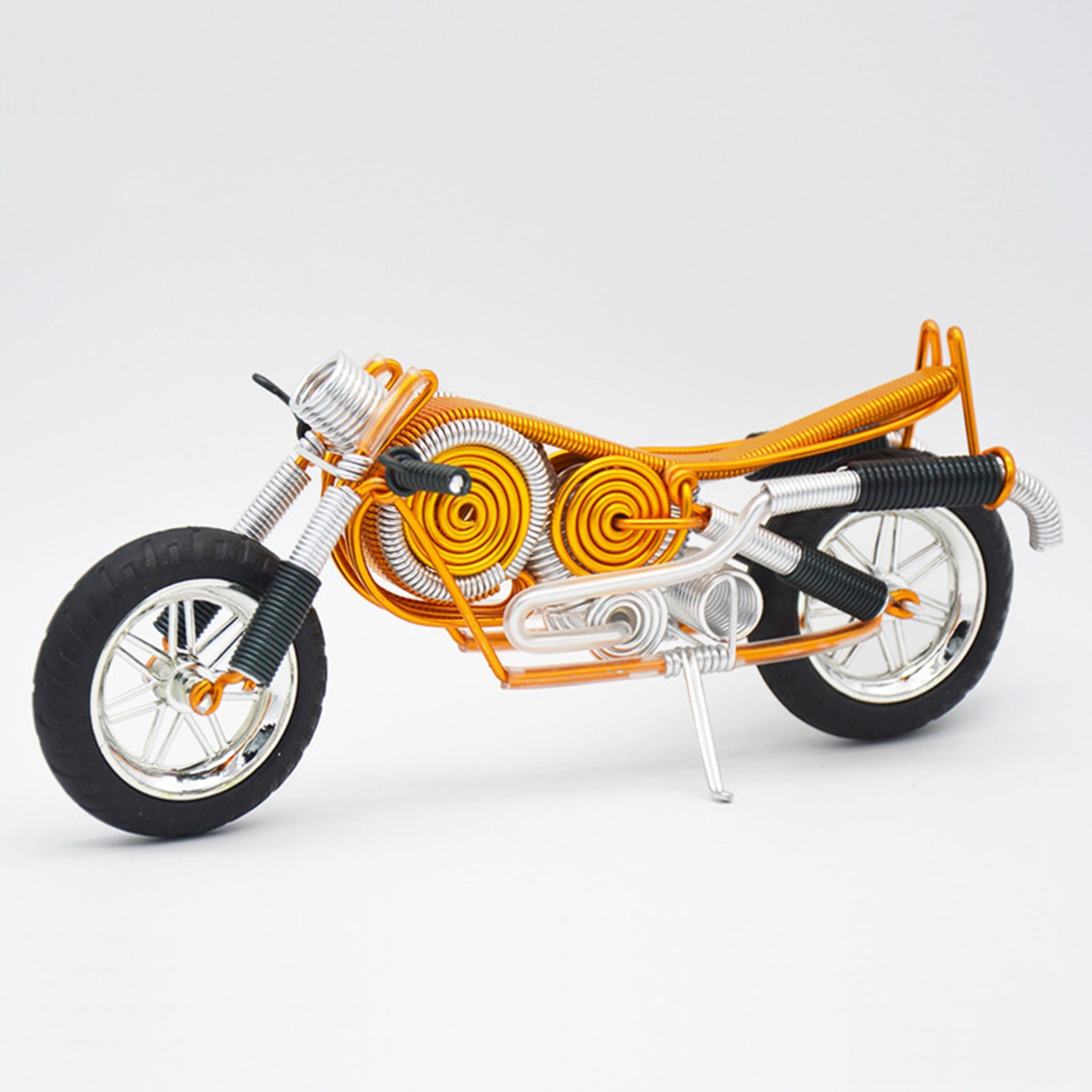 Motorcycle figurines Wire art sculpture Motorcycle Etsy