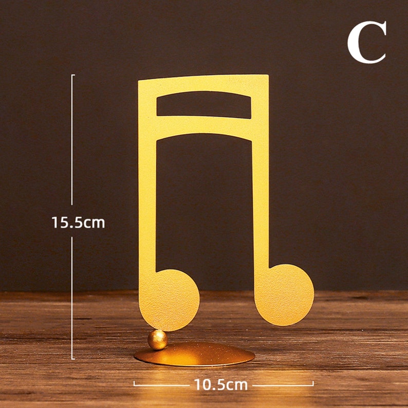 Modern music note statue sculpture ornament Nordic music note Etsy