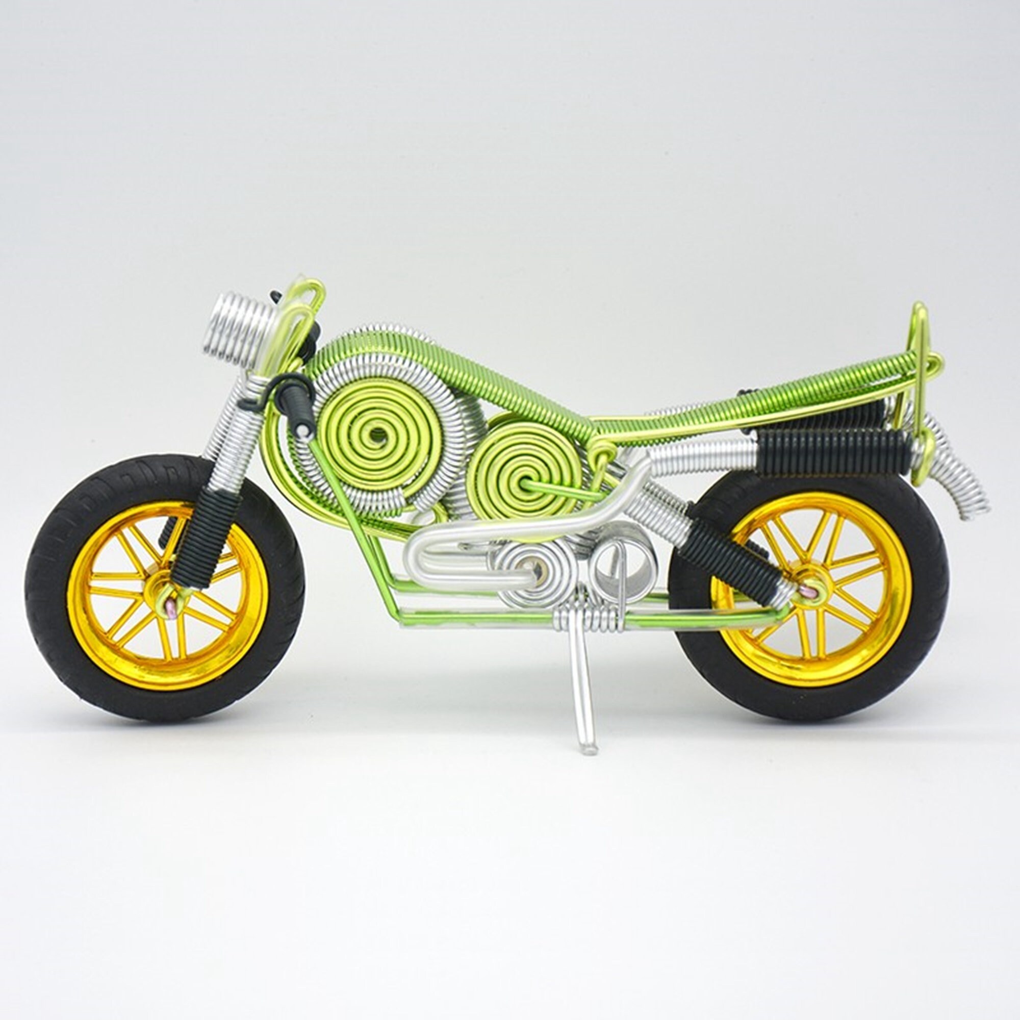 Motorcycle Figurines Wire Art Sculpture Motorcycle Etsy