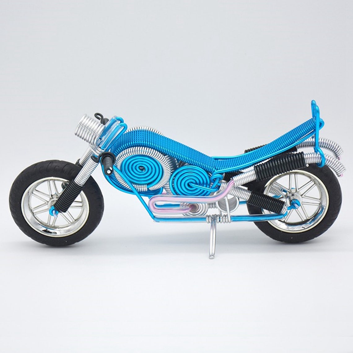 Motorcycle figurines Wire art sculpture Motorcycle Etsy