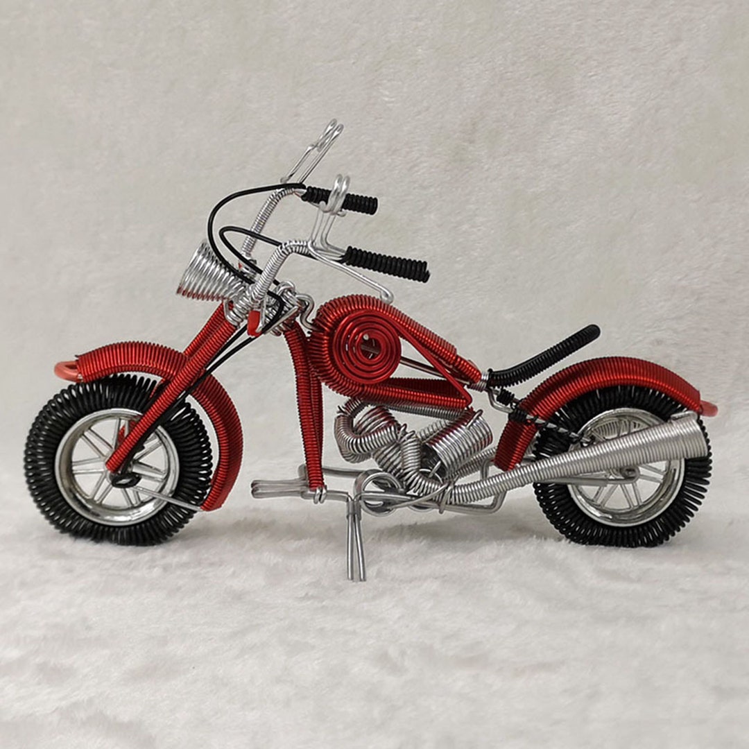 Wire Art Sculpture Motorcycle Enthusiast Gifts for Men - Etsy