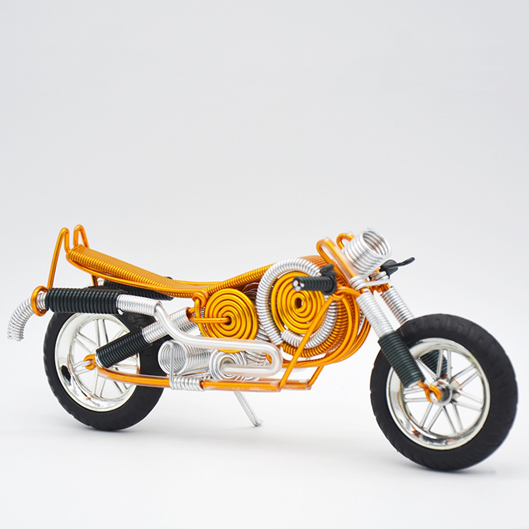 Motorcycle Figurines Wire Art Sculpture Motorcycle Etsy