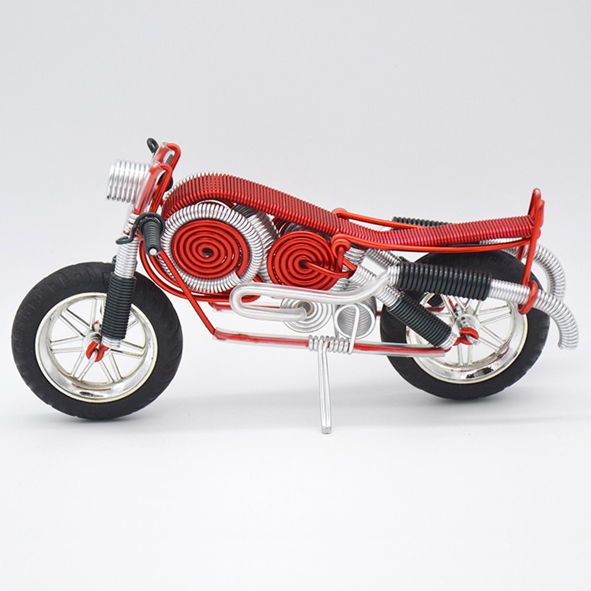 Motorcycle figurines Wire art sculpture Motorcycle Etsy