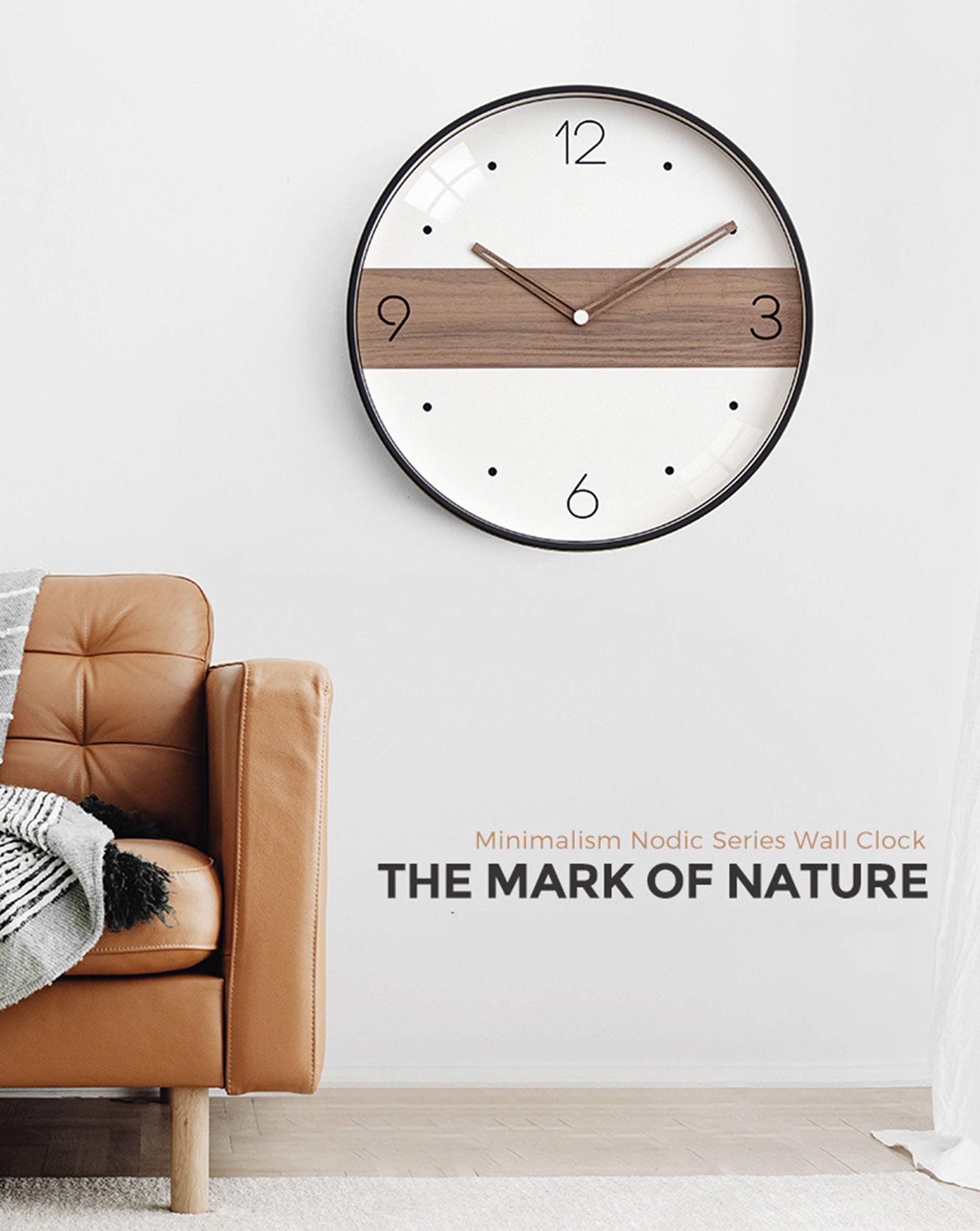 Moderna decoración única de la pared de madera de nogal | Etsy