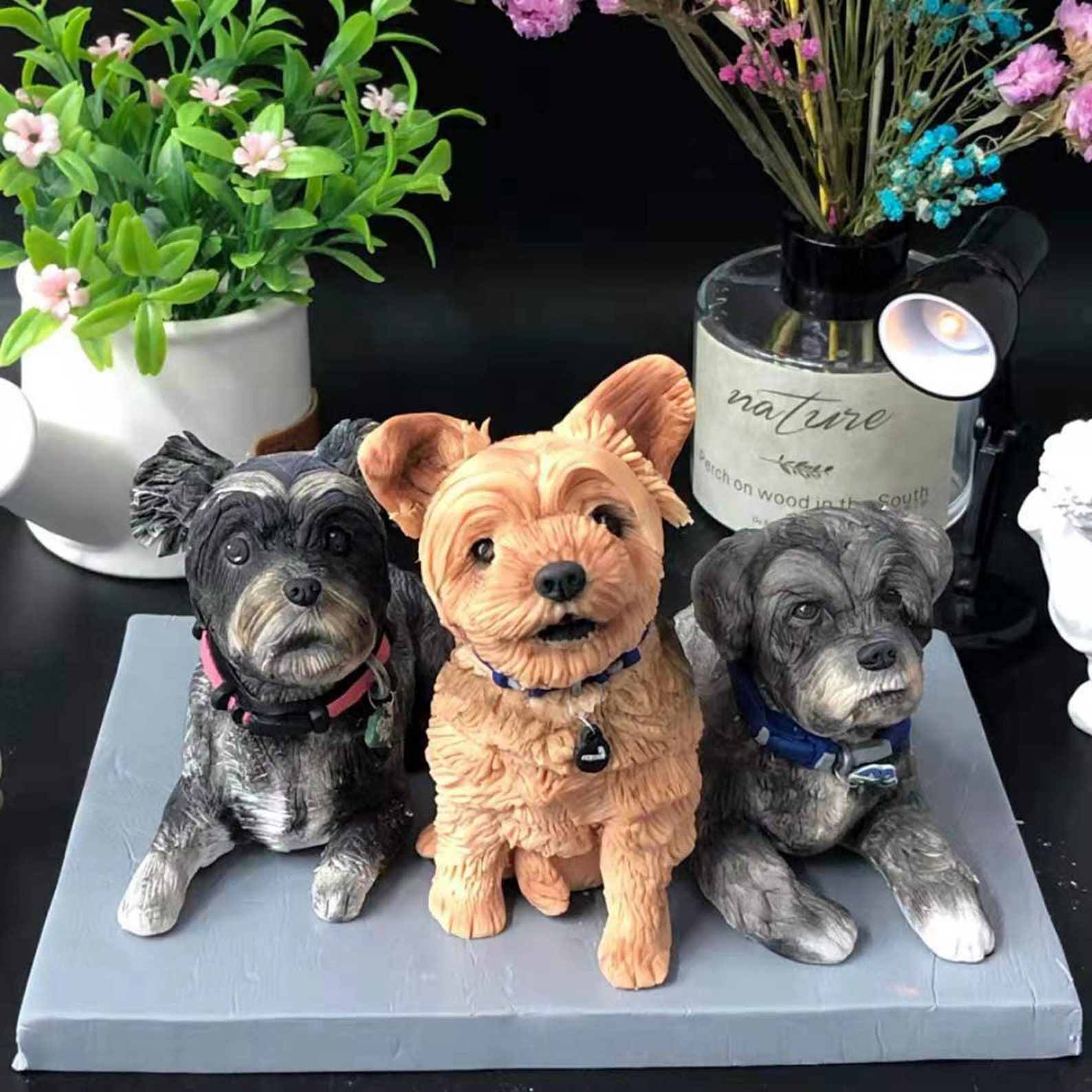 Custom pet bobblehead figurines Bobble head dog statue Etsy