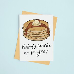 Nobody Stacks Up To You Valentines day card