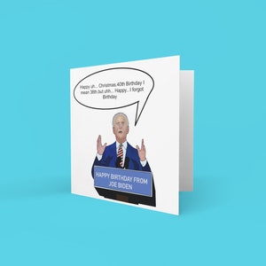 Joe Biden Wishing you a Happy Birthday card image 2