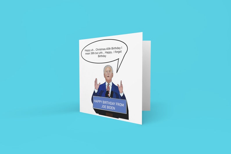 Joe Biden Wishing you a Happy Birthday card image 2