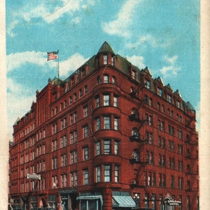 Vintage Pre-Linen Postcard Hotel Spalding Duluth Minnesota 1920s