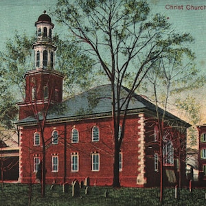 Vintage Pre-Linen Postcard Christ Church Alexandria Virginia 1910s