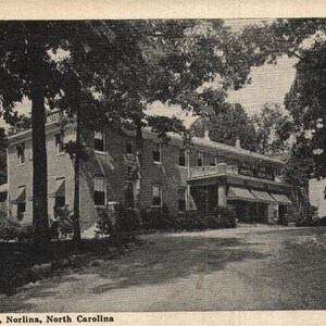 Vintage Chrome Postcard Hotel Norlina North Carolina 1940