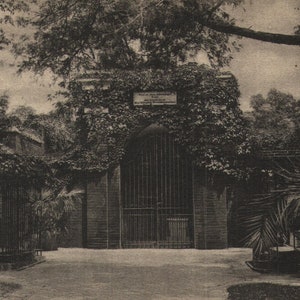 carte postale vintage de linge La tombe du général George Washington Mount Vernon Virginie des années 1930