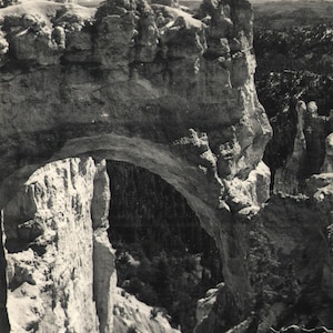Vintage Echt Foto Postkarte Bryce Canyon Utah L-26 Glänzend