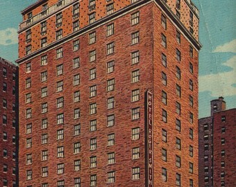 Vintage Chrome Postcard Roger Smith Hotel NYC New York 1970s Lexington Ave at 47th Street