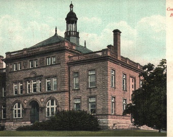 Vintage Pre-Linen Postcard Court House Brockton Massachusetts 1900s Undivided Back
