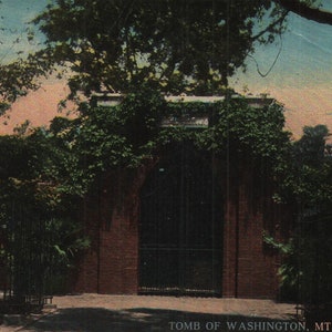 tombe postale de pré-linge de cru de Washington Mount Vernon Virginie des années 1910