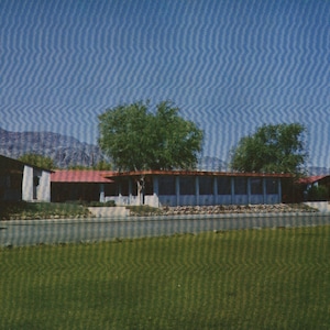 carte postale chromée vintage Lake Mead Lodge Boulder City Nevada années 1960