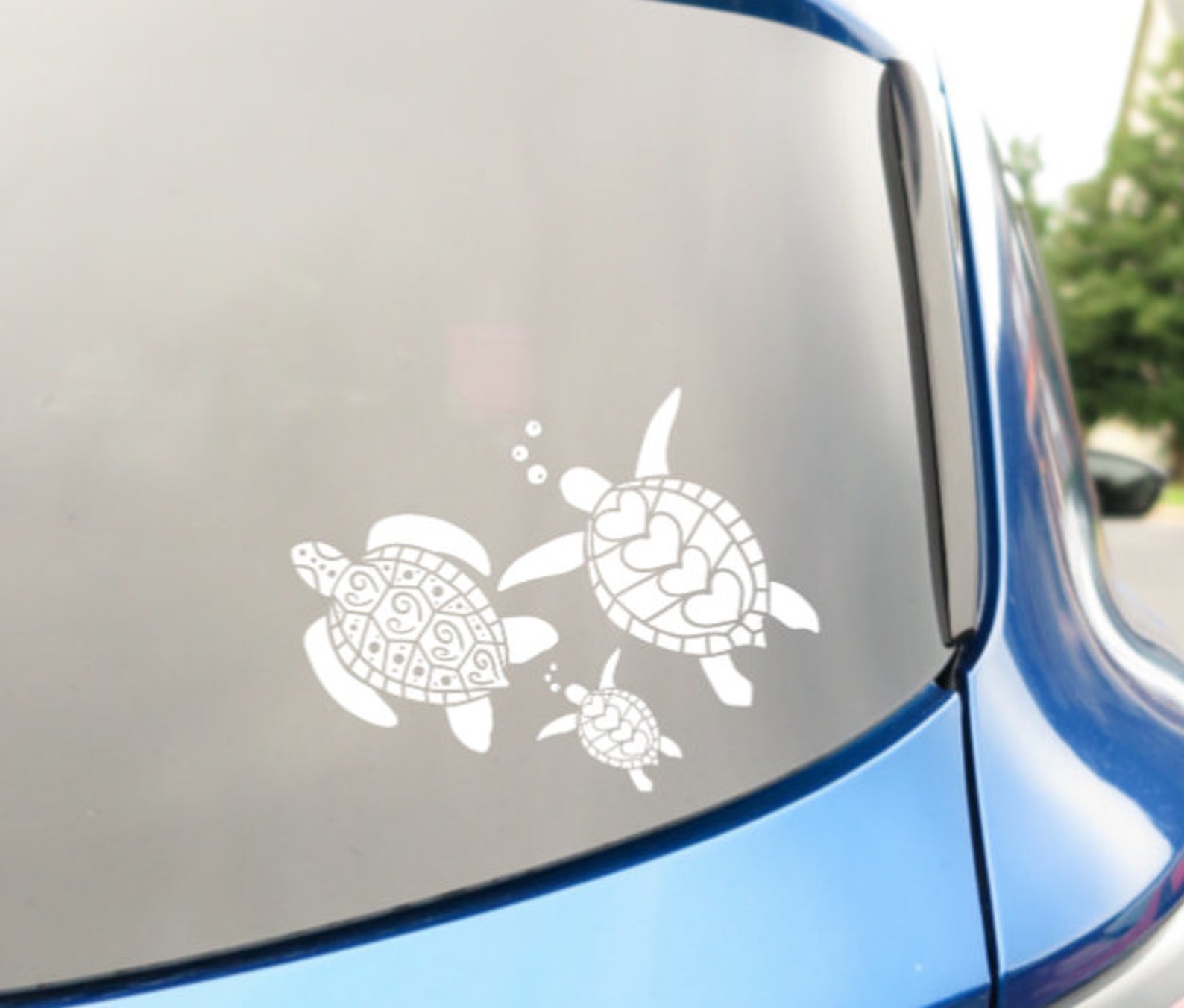 Sea Turtle Car Decals Customizable Etsy