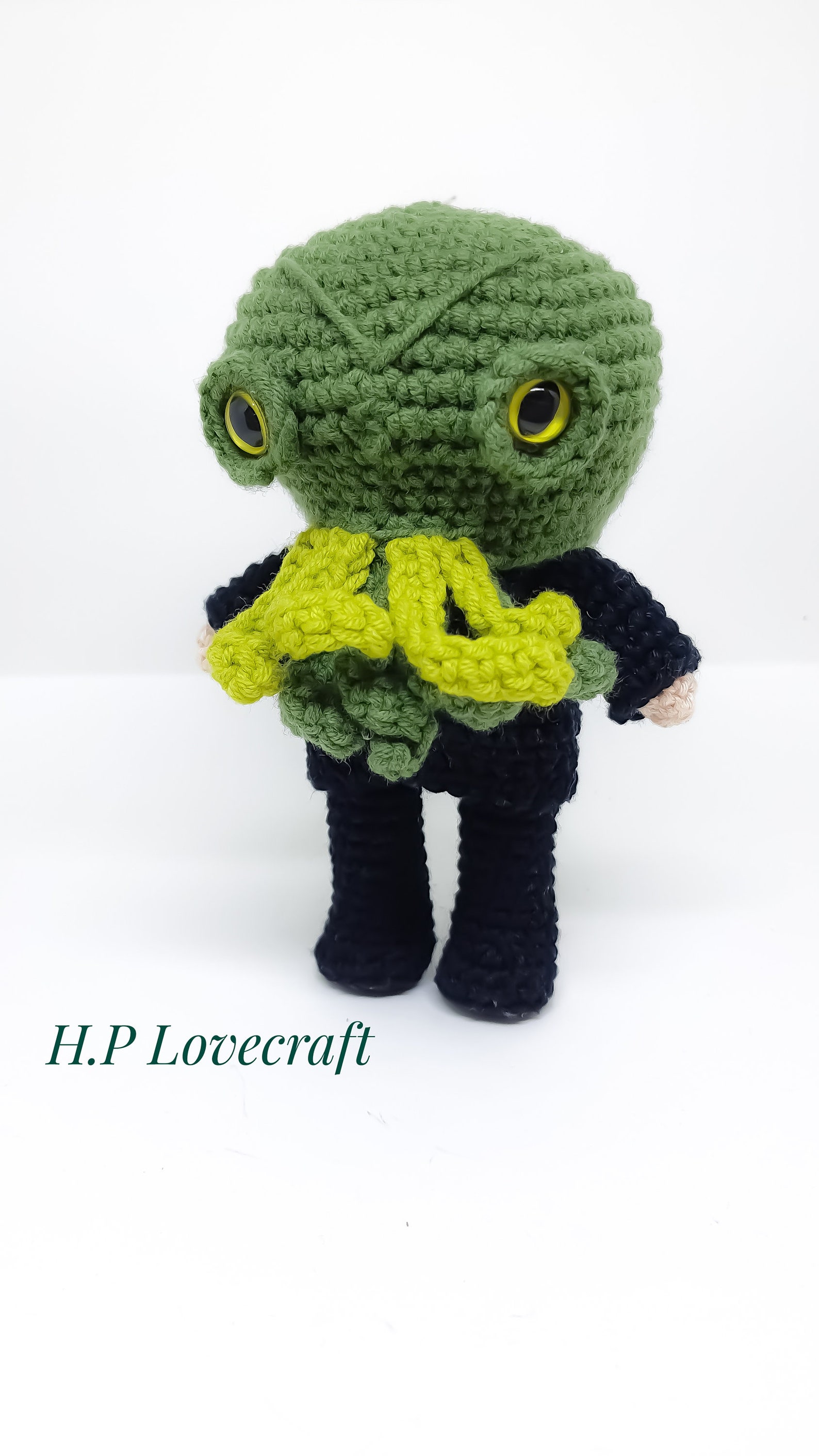 Pupi H.P Lovecraft Crochet Pattern by Pupi Popi english Etsy