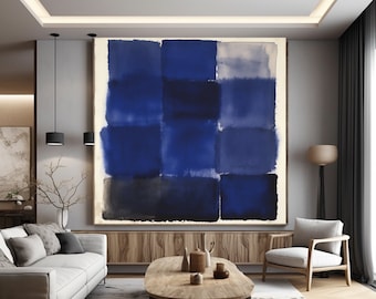 Lámina abstracta inspirada en Rothko: Decoración moderna para el hogar (descarga instantánea)