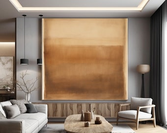 Lámina abstracta inspirada en Rothko: Decoración moderna para el hogar (descarga instantánea)