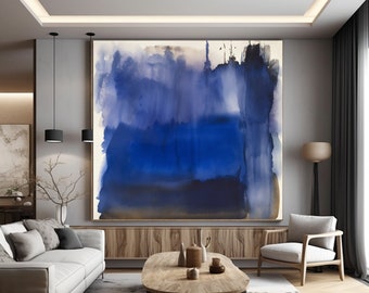 Lámina abstracta inspirada en Rothko: Decoración moderna para el hogar (descarga instantánea)