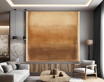 Lámina abstracta inspirada en Rothko: Decoración moderna para el hogar (descarga instantánea)