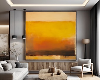 Lámina abstracta inspirada en Rothko: Decoración moderna para el hogar (descarga instantánea)