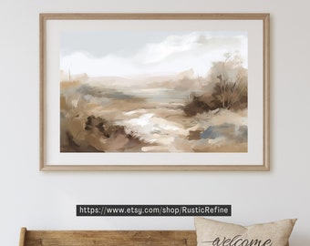 IMPRIMIBLE Vintage Salón Paisaje Pintura / Decoración Country Francés / Digital Descargable 5