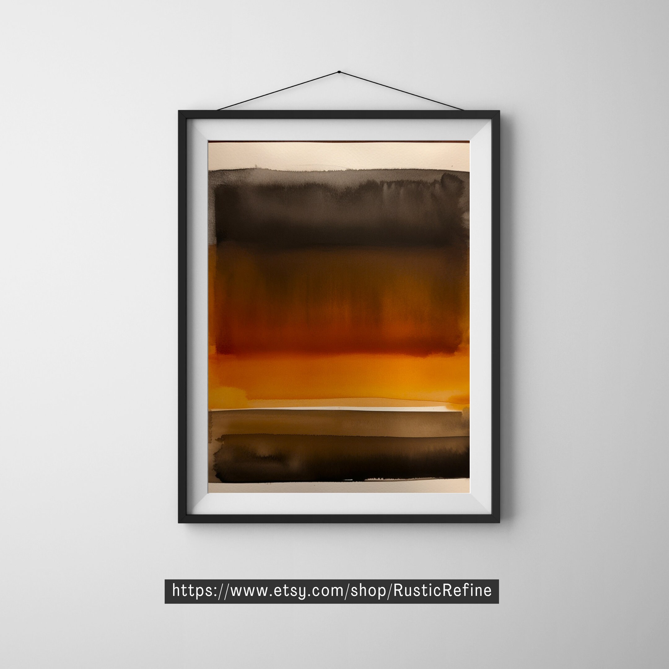 Mark Rothko Printable Rothko Inspired Printable Wall Art, Abstract Canvas Wall Art, Mark ...