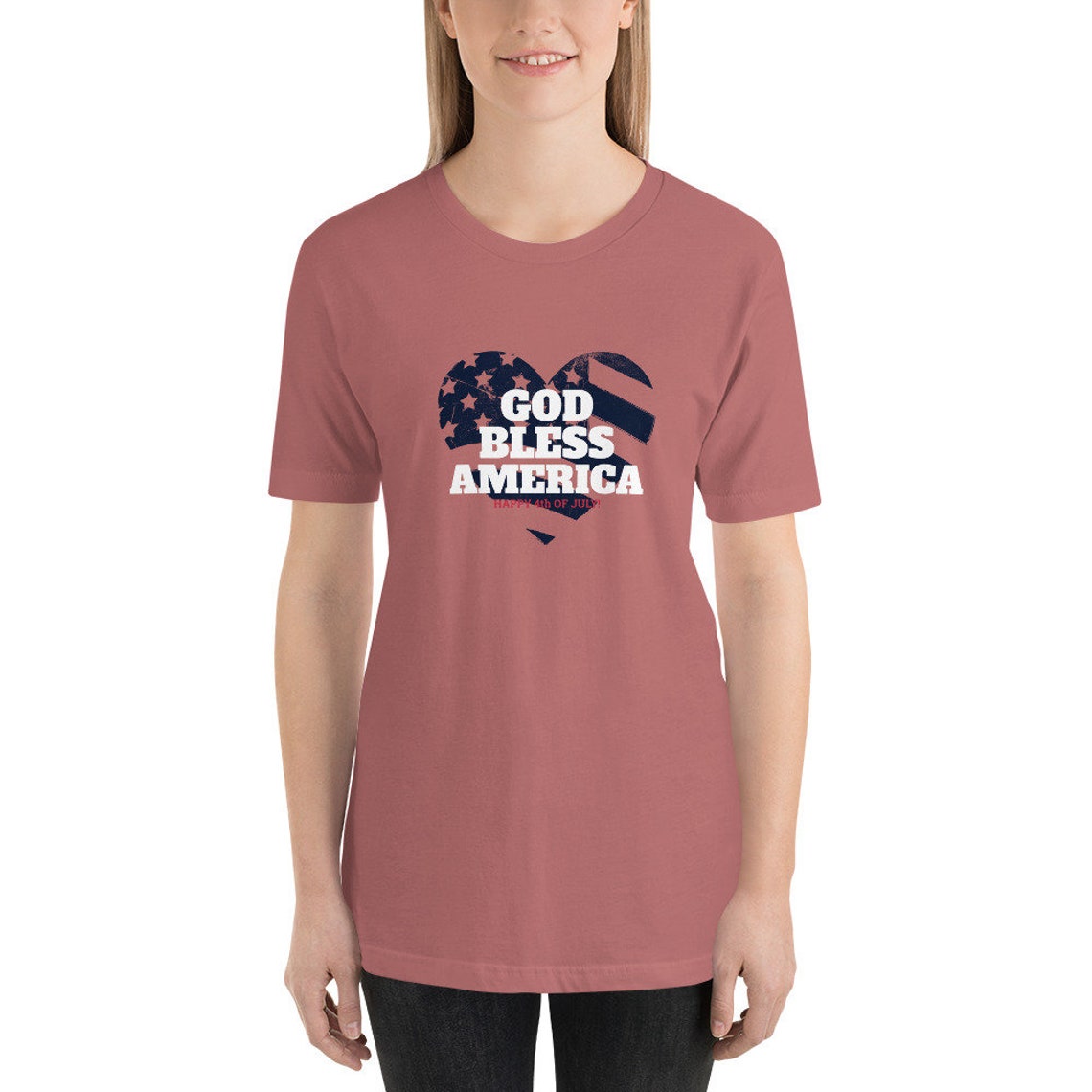 God Bless America Short-Sleeve Unisex T-Shirt American | Etsy