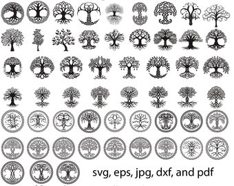 TREE of LIFE svg, dfx, eps, jpg y pdf Tree of life Clipart, Tree of life cut files for Cricut, CNC and laser Celtic tree of life svg