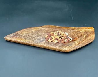 Hawaiian Mango Wood Serving Tray: Authentic Cherokee Made
