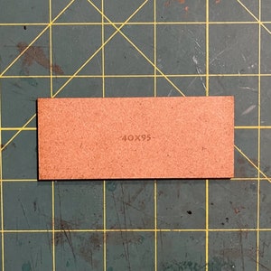 Rectangle 40 x 95mm MDF Bases