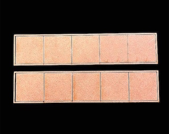 Par de bandejas cuadradas de 40 mm (5 figuras)