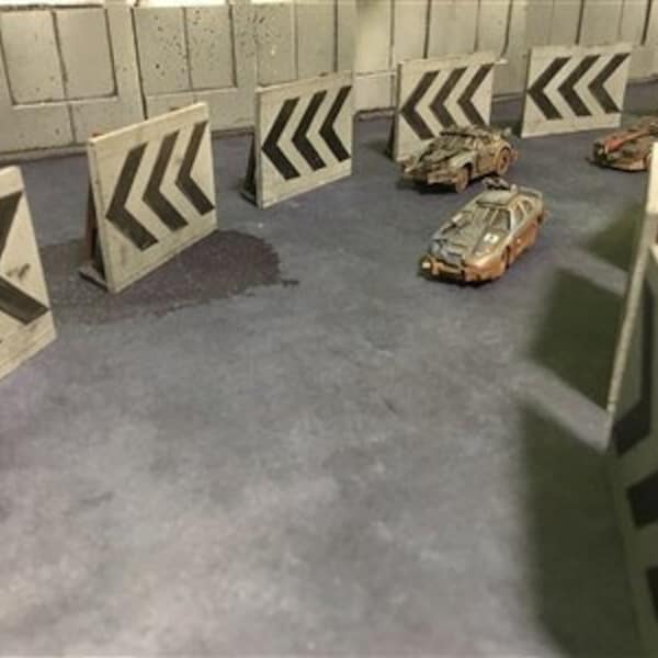 Gaslands Course Delineation Barrier Set