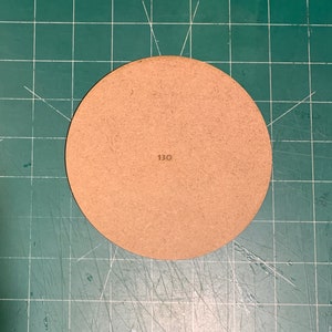 Round 160mm MDF Bases