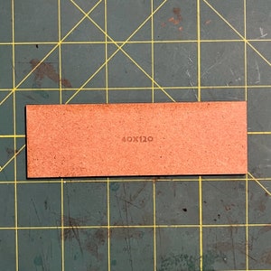Rectangle 40 x 120mm MDF Bases