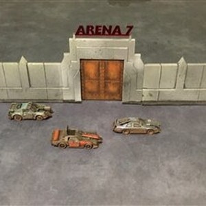 Gaslands Arena Gate &Muur Set