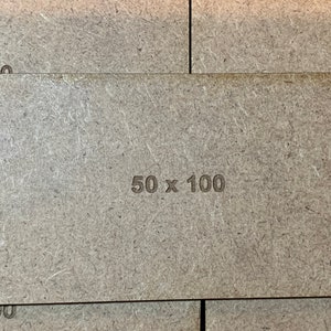 Rectangle 60 x 90mm MDF Bases