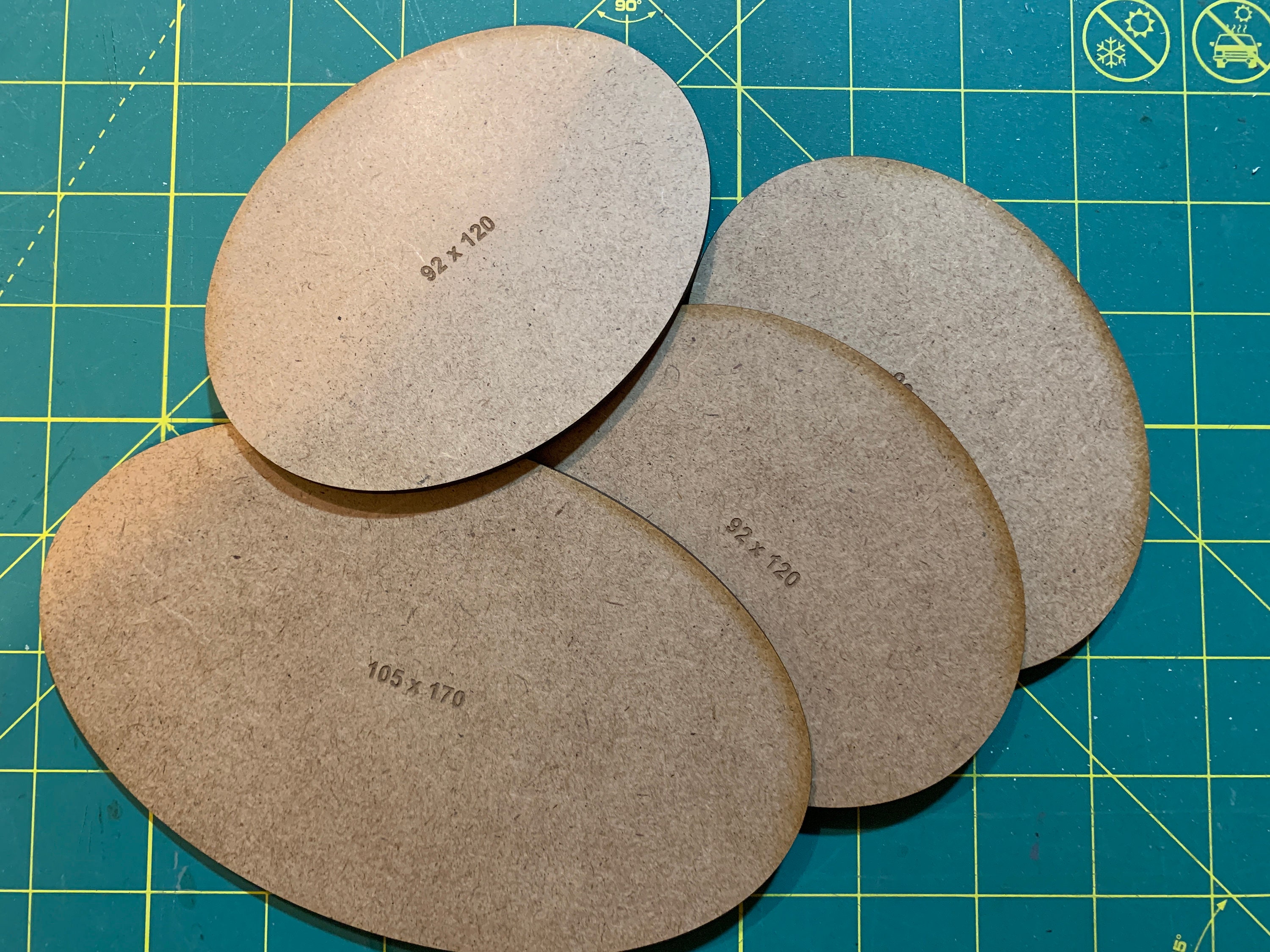 Ovals - Various Sizes