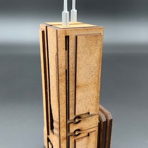 Neo Tyrannis Mini &quot;Monsterpocalypse&quot; Skyscraper 2 - MDF