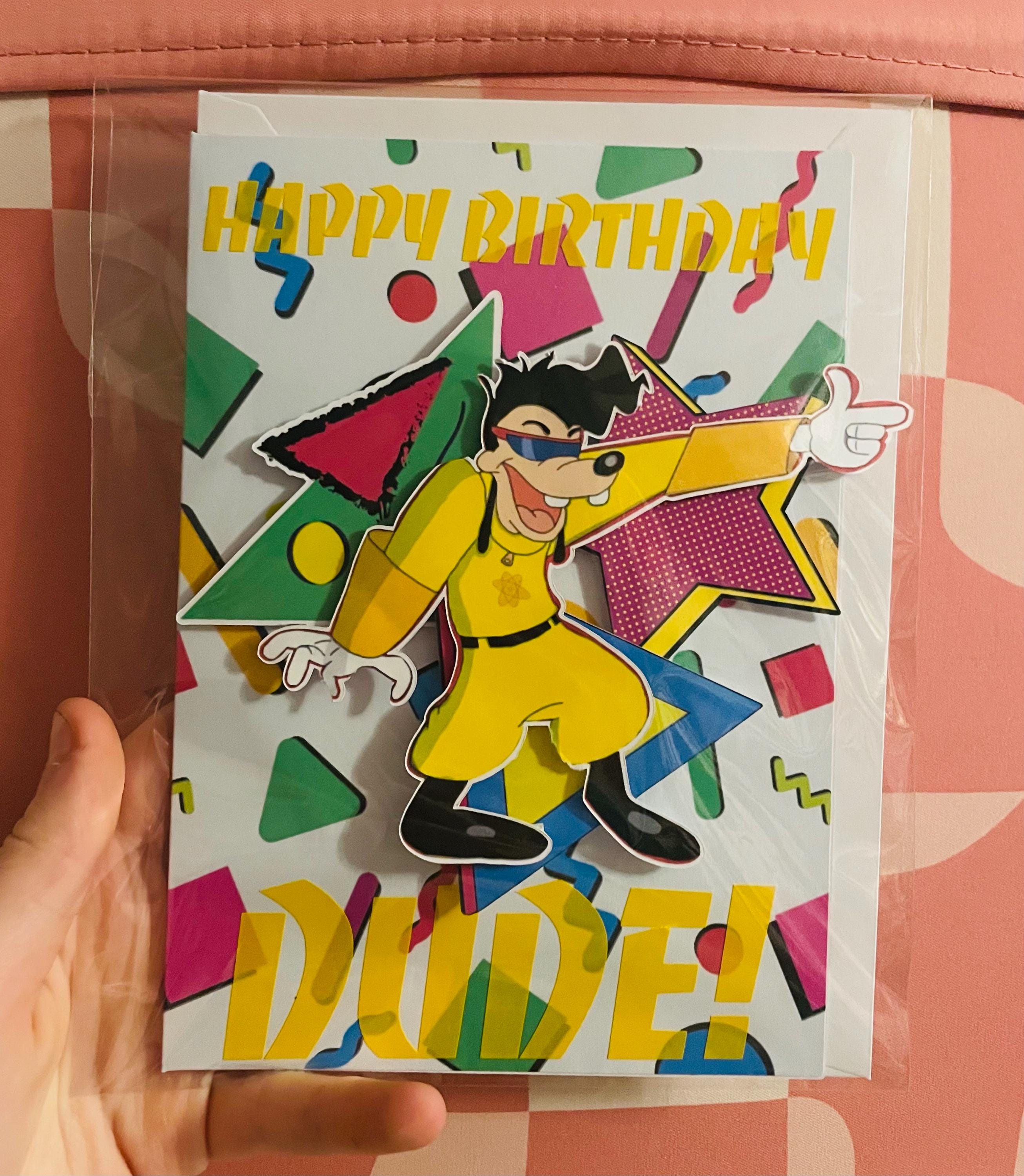 Goofy Movie Powerline Birthday Card - Etsy