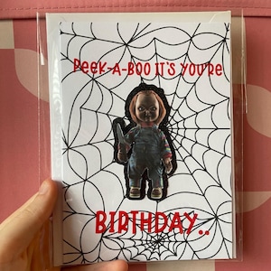 Chucky Horror Geburtstagskarte
